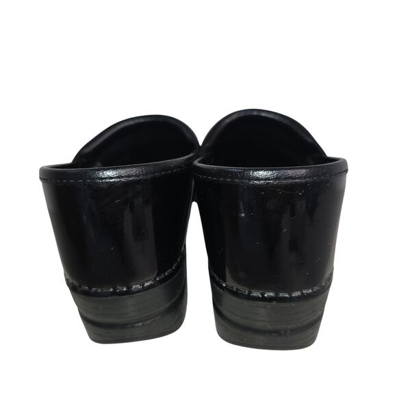Dansko Professional Clogs Shoes Womens Size 40 Black Patent Leather Nursing Work - Picture 4 of 12